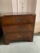 Mid Century Captain’s Chest Of Drawers