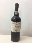 Churchill's Crusted Port bottled 2000