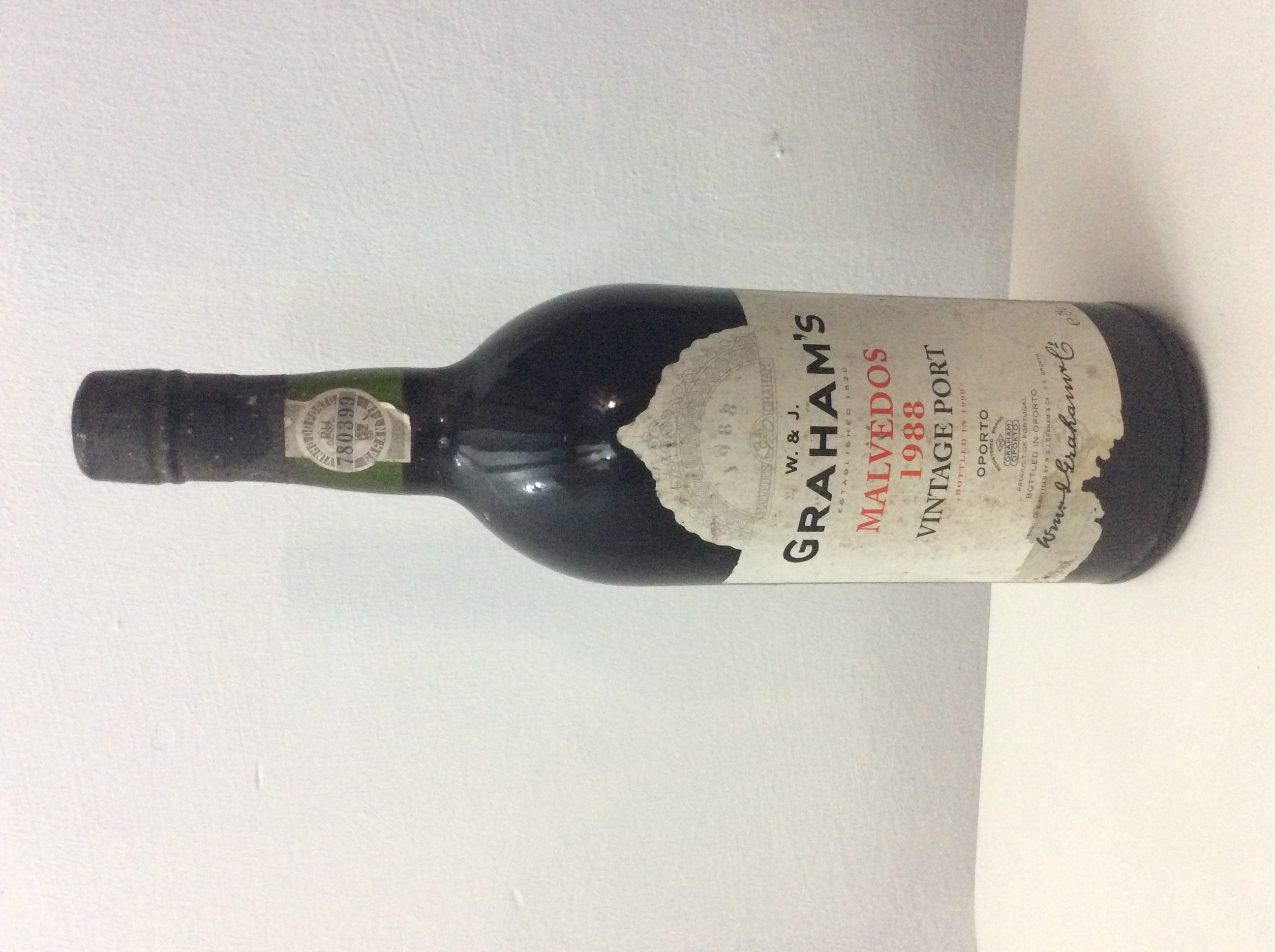 1988 W & J Graham's Quinta dos Malvedos Vintage Port