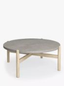 Grade B John Lewis & Partners Cradle Round Garden Coffee Table - RRP: £189