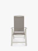 Grade A John Lewis & Partners Set of 2 Miami Garden Reclining Chair in Putty/Cream - RRP: £150