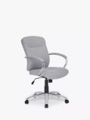 Grade B+ John Lewis &Partners Warner Fabric Office Chair in Grey - RRP: £150