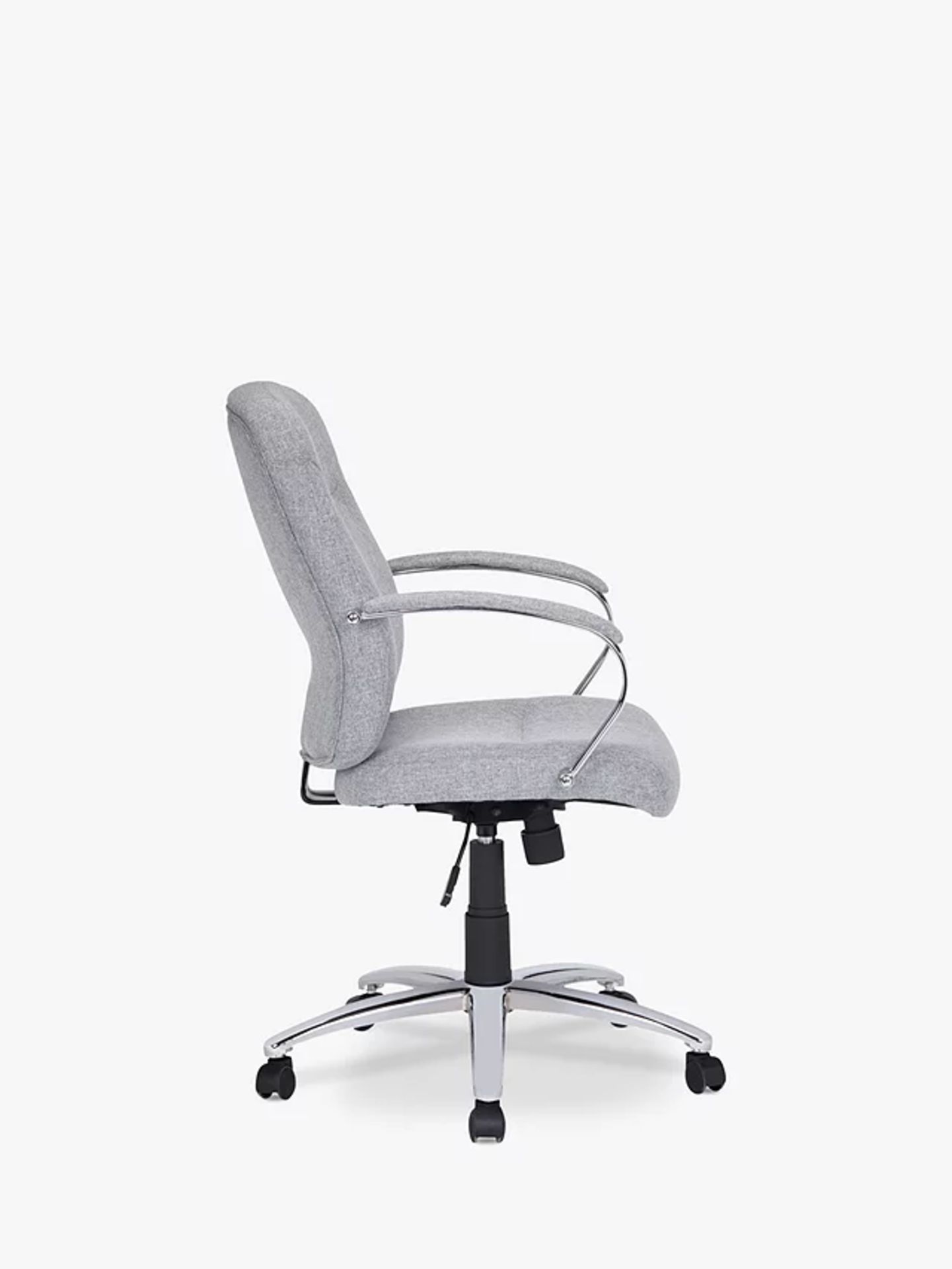 Grade B+ John Lewis &Partners Warner Fabric Office Chair in Grey - RRP: £150 - Image 3 of 4