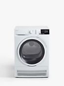 Grade B JLTDC08 Condenser Tumble Dryer 8kg load in White - RRP: £469