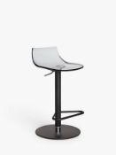 Grade B+ John Lewis & Partners Sleek II bar stool in Grey - RRP £199