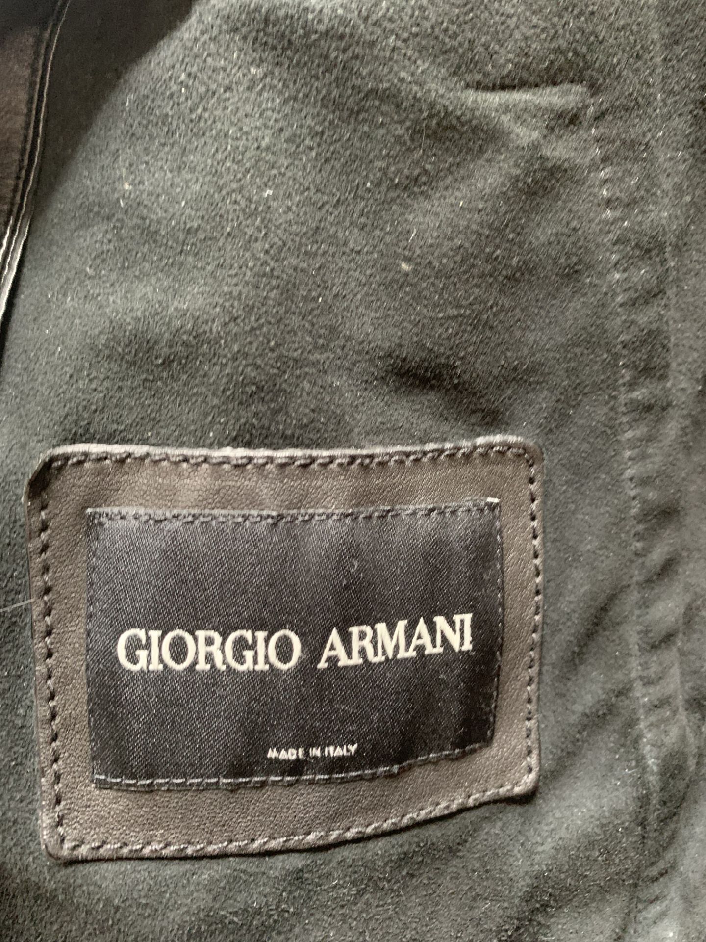 Armani Collezioni Lambskin Jacket - Image 3 of 3