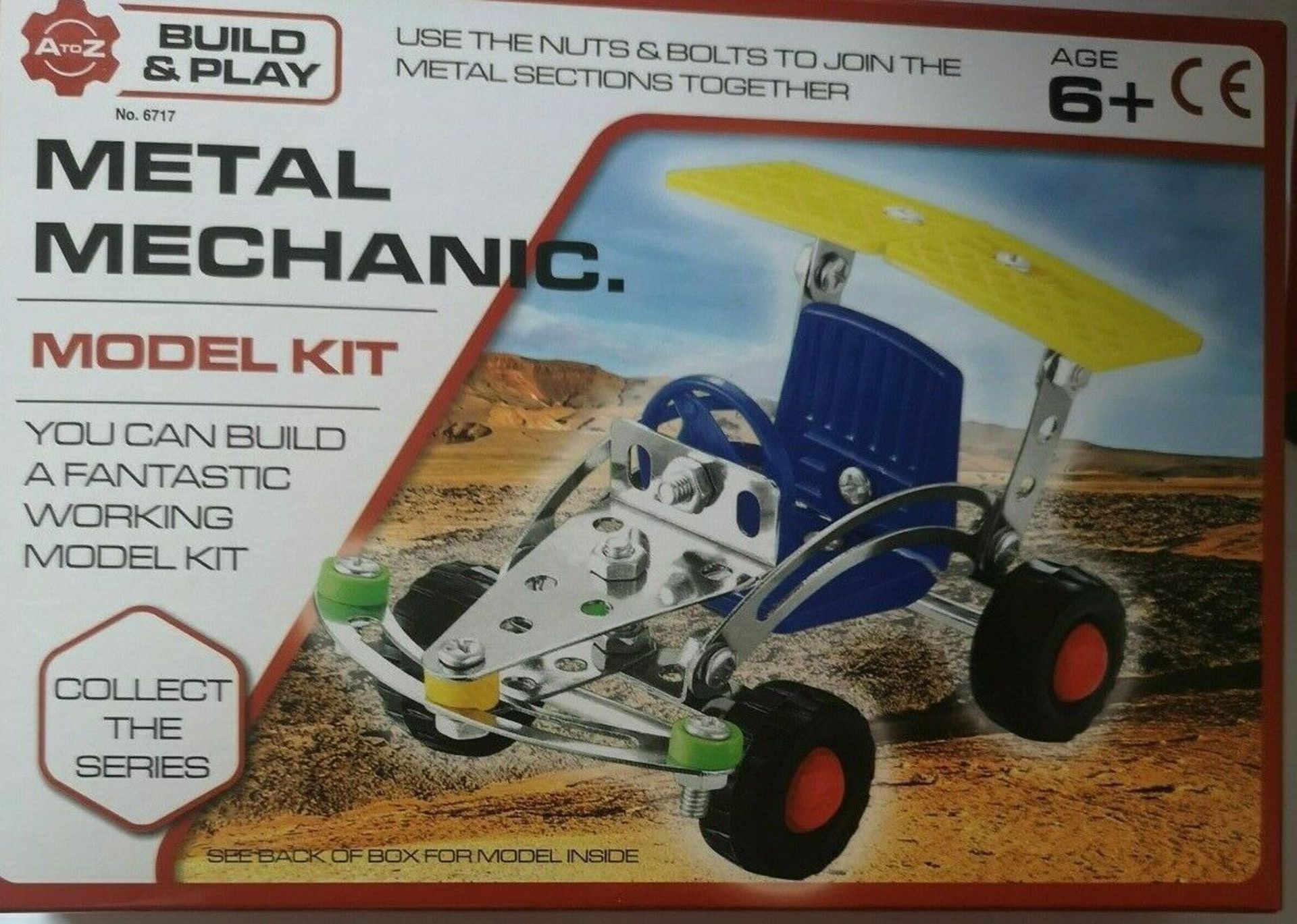 3 x A to Z Build and Play Metal Mechanic model kit No.6717
