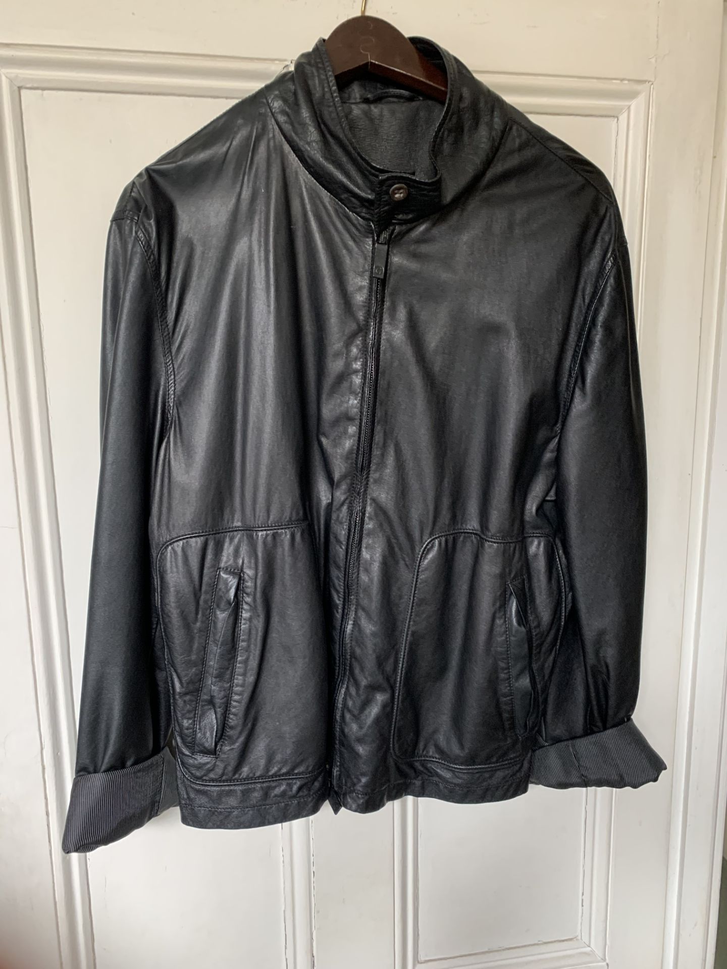 Armani Collezioni Lambskin Jacket