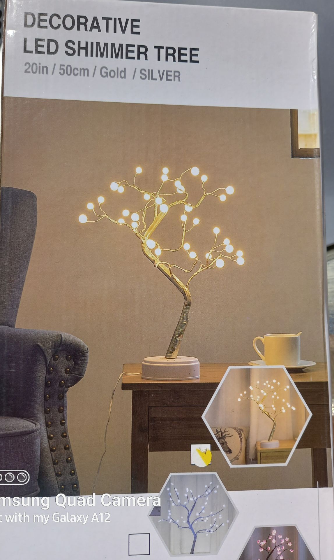 1 brand new decorative led light shimmer tree