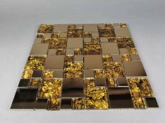 Stock Clearance High Quality Glass/Stainless Steel Mosaic Tiles - 11 Sheets - One Square Metre