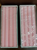 Large Pink Candles 300 mm x 30 Mm. 2 Boxes of 8