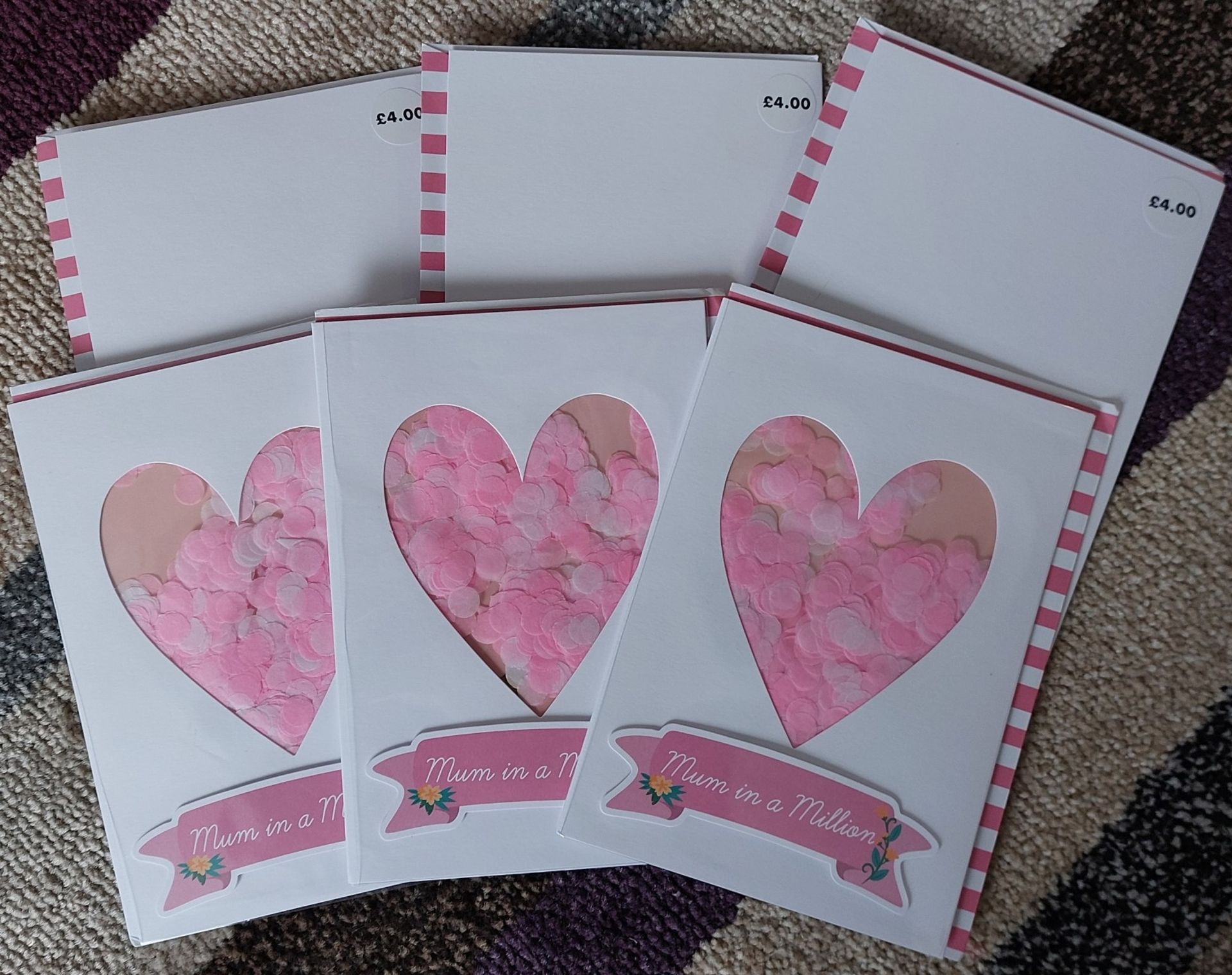 Mum in a Million Cards. Box of 48. RRP £4.00 Each
