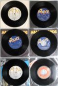 A Collection of 32 x The Police Vinyl Single Records. Uk - Us Releases.