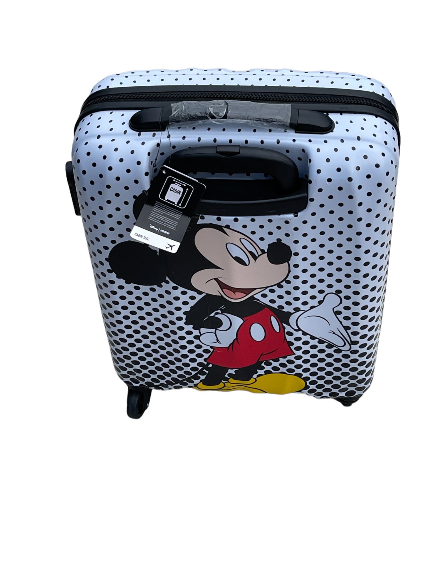 American Tourister Disney Mickey Mouse Polka Dot Carry-on Spinner Case 55cm - RRP £145 - Image 8 of 9