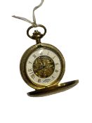 Rotary Gold Plated Mechanical Pocket Watch MP00713/01 RRP £209 - Ex Demo