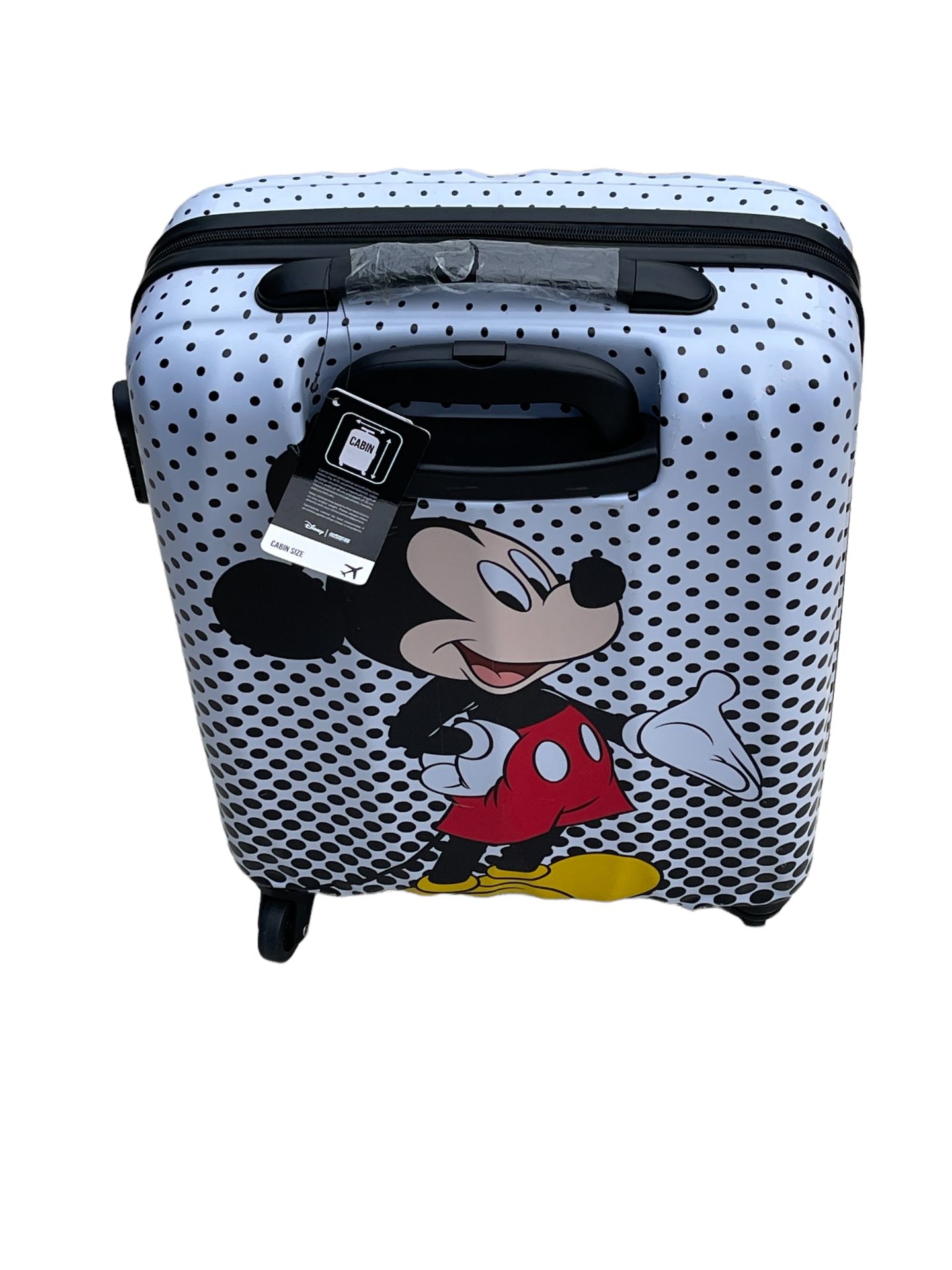 American Tourister Disney Mickey Mouse Polka Dot Carry-on Spinner Case 55cm - RRP £145 - Image 4 of 9