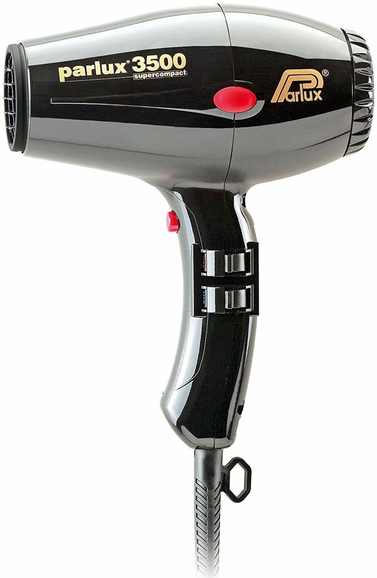 Parlux 3500 Supercompact Hair Dryer Professional Black - Image 3 of 11