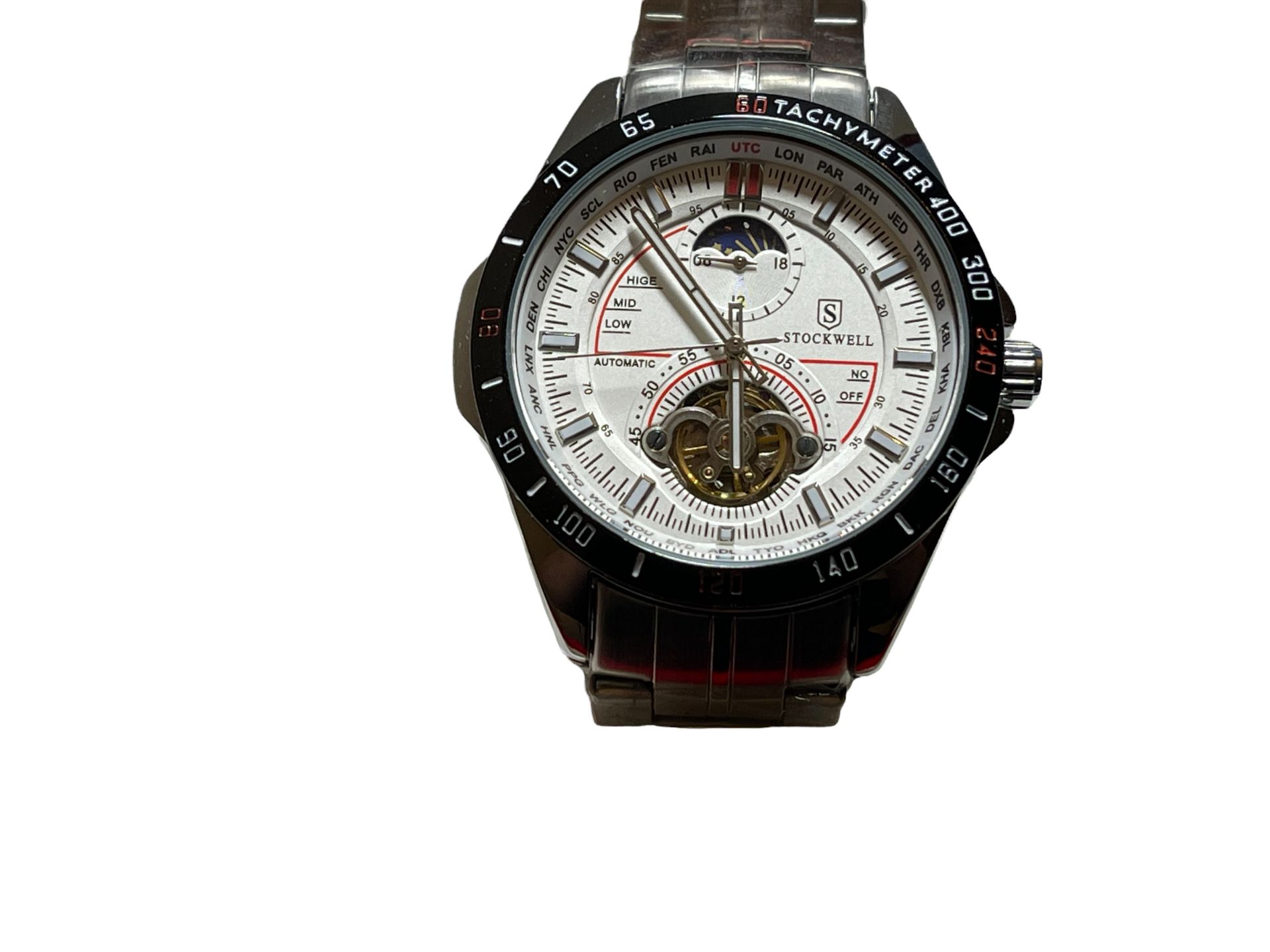 Stockwell Automatic Limited Edition Moon Chronograph Men Watch RRP £590 - Image 3 of 6