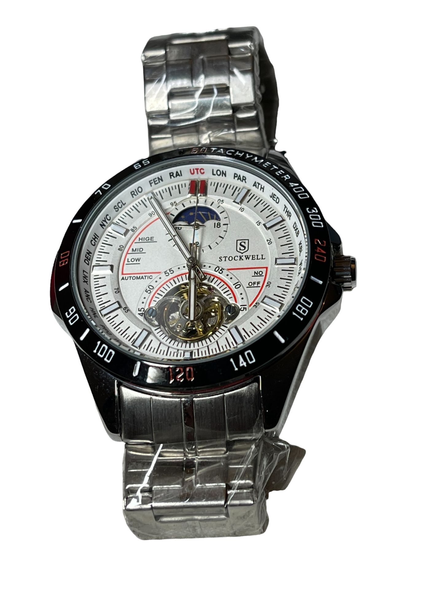 Stockwell Automatic Limited Edition Moon Chronograph Men Watch RRP £590 - Image 4 of 6