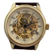 Rotary Men's Hand-Winding Leather Watch 100m - GS02843/02