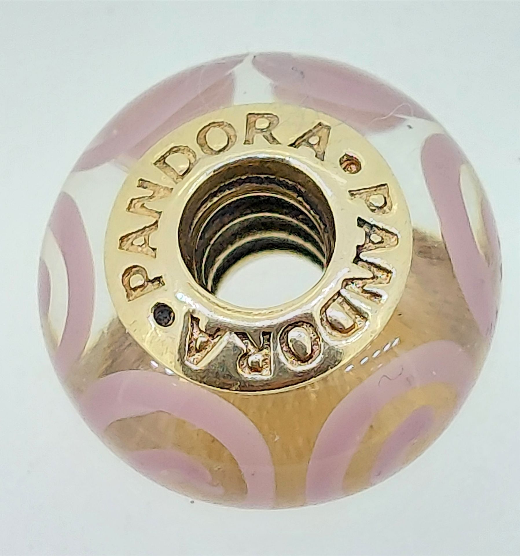 14ct Gold Pandora Charm 4.1g Murano 15mm x 8.9mm - Fully Hallmarked