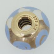 14ct Gold Pandora Charm 3.5g Murano 15mm x 8.4mm - Fully Hallmarked