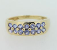 9ct Yellow Gold (375) Iolite Ring