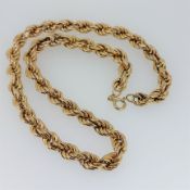 9ct Yellow Gold (375) Large Rope Chain - 16""