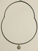 Philippe Charriol Pearl And Diamond Cable Segmented Necklace RRP US$995