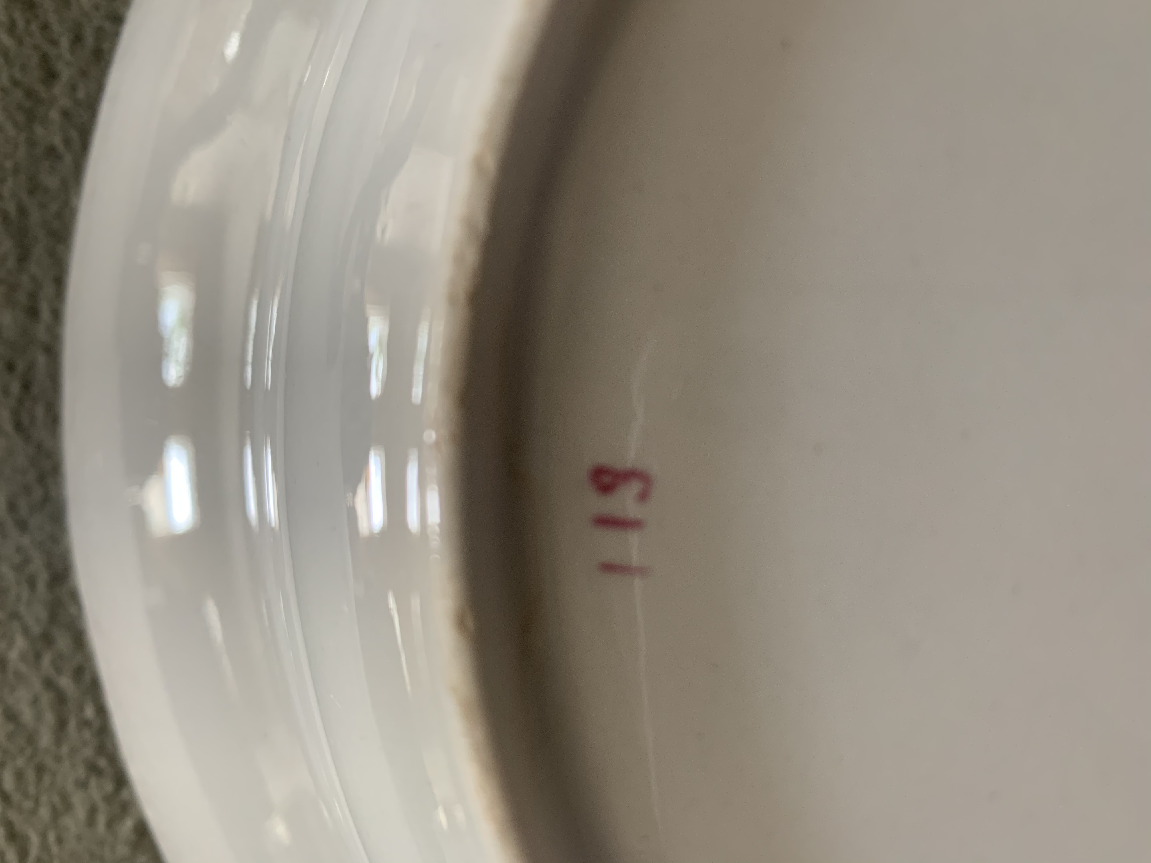 Rare Deep Victorian Soup Plates