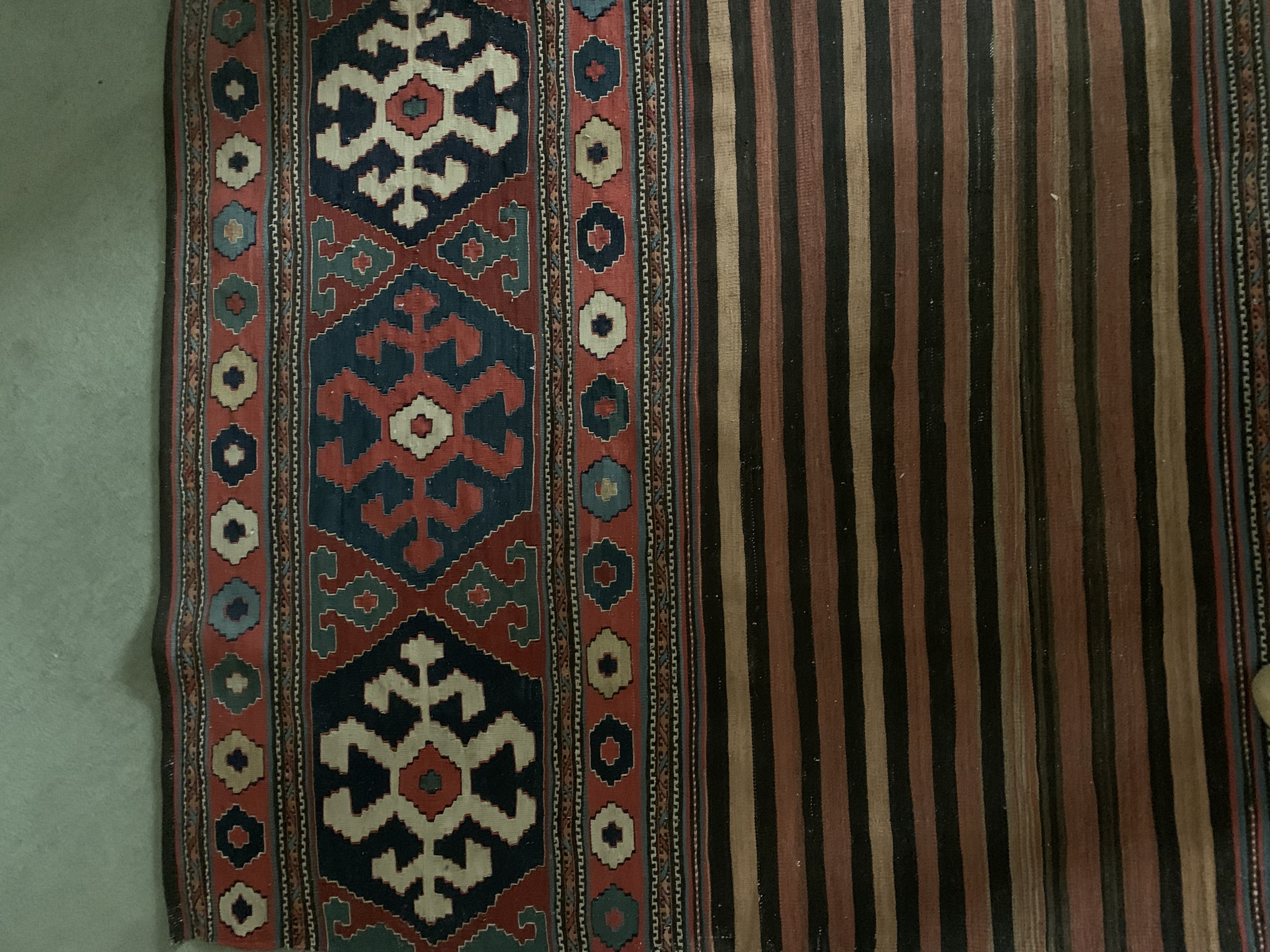 Early 20th Century Shahsavan Persian Kilim