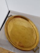 A Georgain Brass Tray