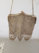 2 antique Mesh Metal Purses