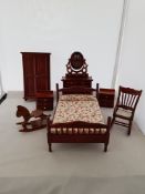 A Collection of Doll's Furniture