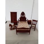 A Collection of Doll's Furniture