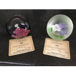 Caithness limited edition paperweights