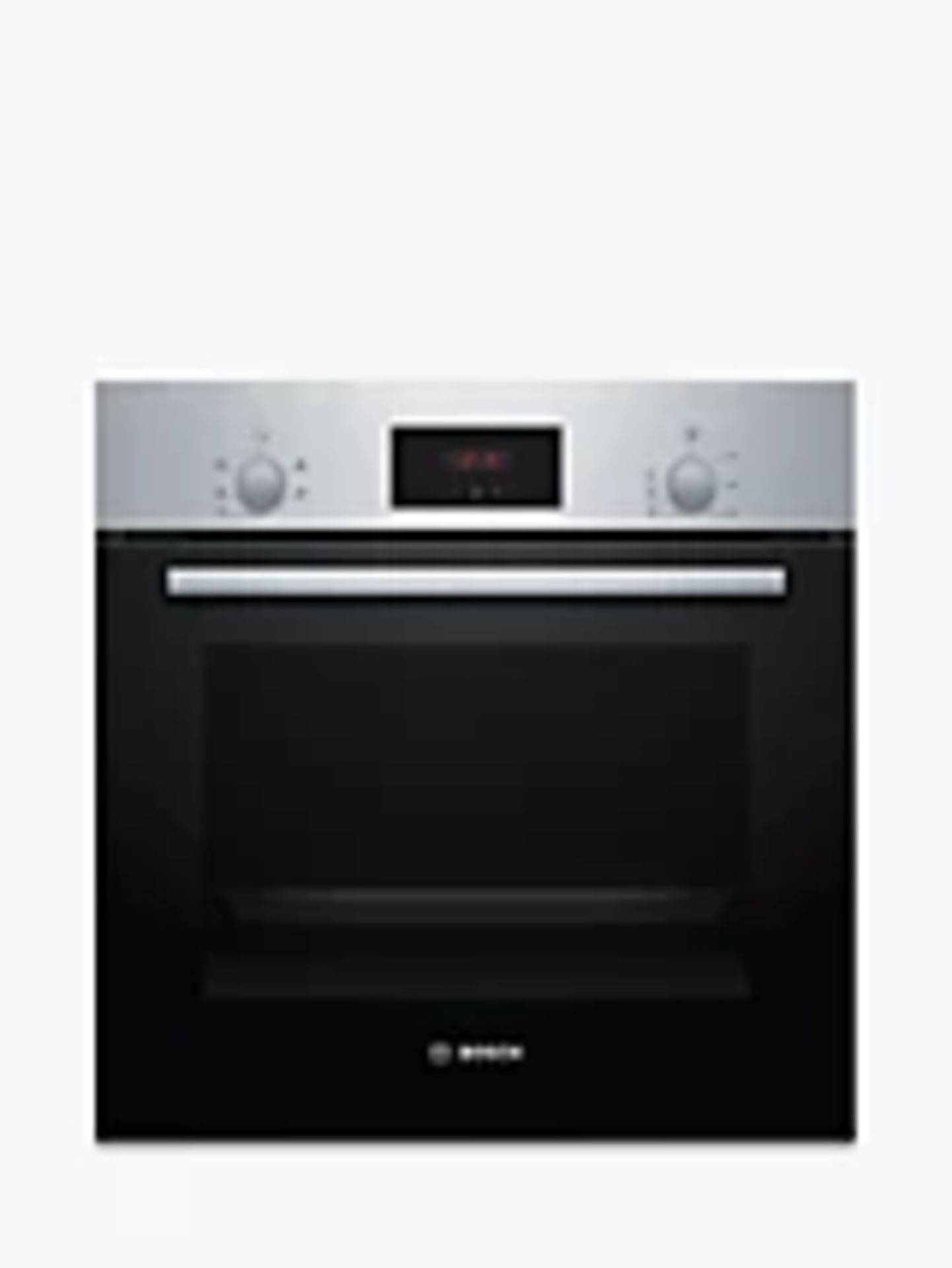 Grade B+ Bosch Serie 2 HHF113BR0B Built In Electric Single Oven in Black and Silver - RRP: £325