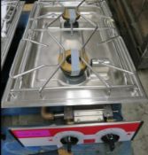 Brand New 2 Burner Table Top Gas Hob