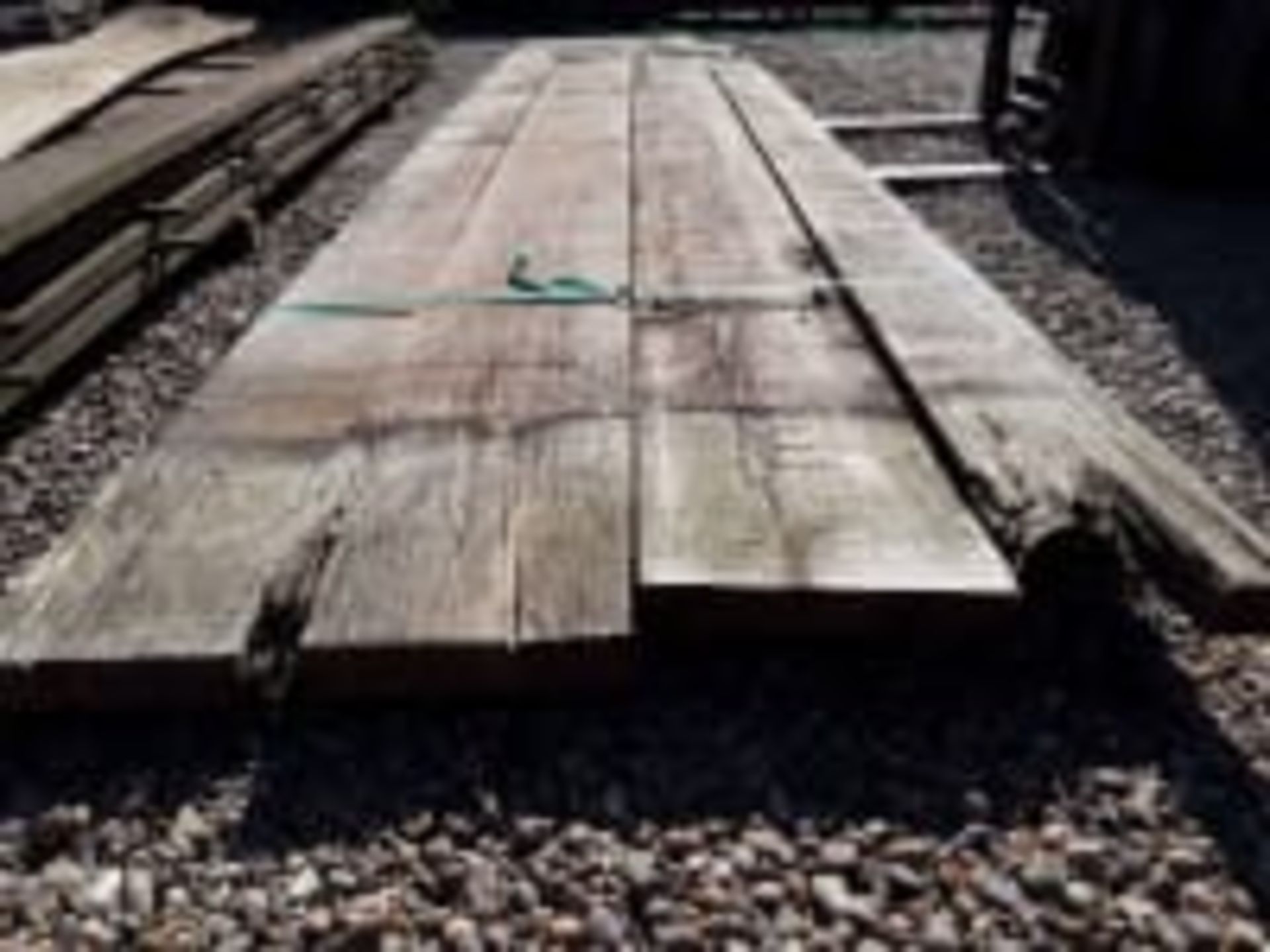 4 x Hardwood Air Dried Sawn English Oak / Softwood Boards / Slabs - Image 4 of 4