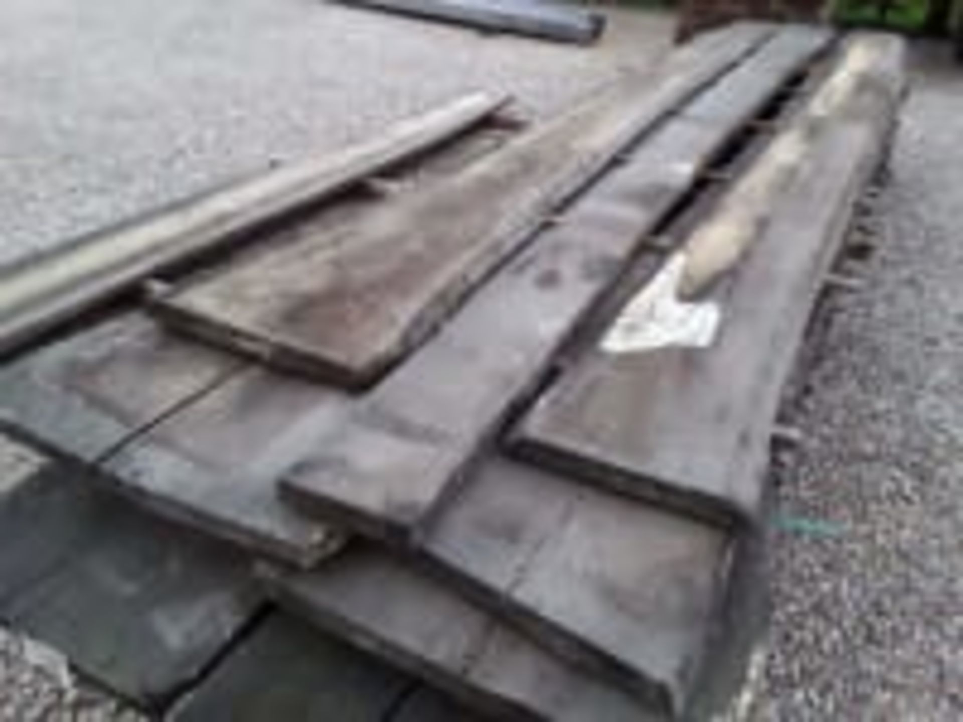 7 x Hardwood Air Dried Sawn Waney Edge / Live Edge English Oak Timber Boards / Slabs / Table Tops