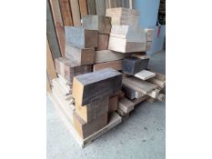 60 x Hardwood Dry Mixed Timbers, Woodturning Blanks, Slats / Rails, Oak, Walnut, Ekki
