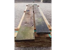 2 x Hardwood Air Dried Sawn English Square Edged Oak Boards / Slabs / Table Tops