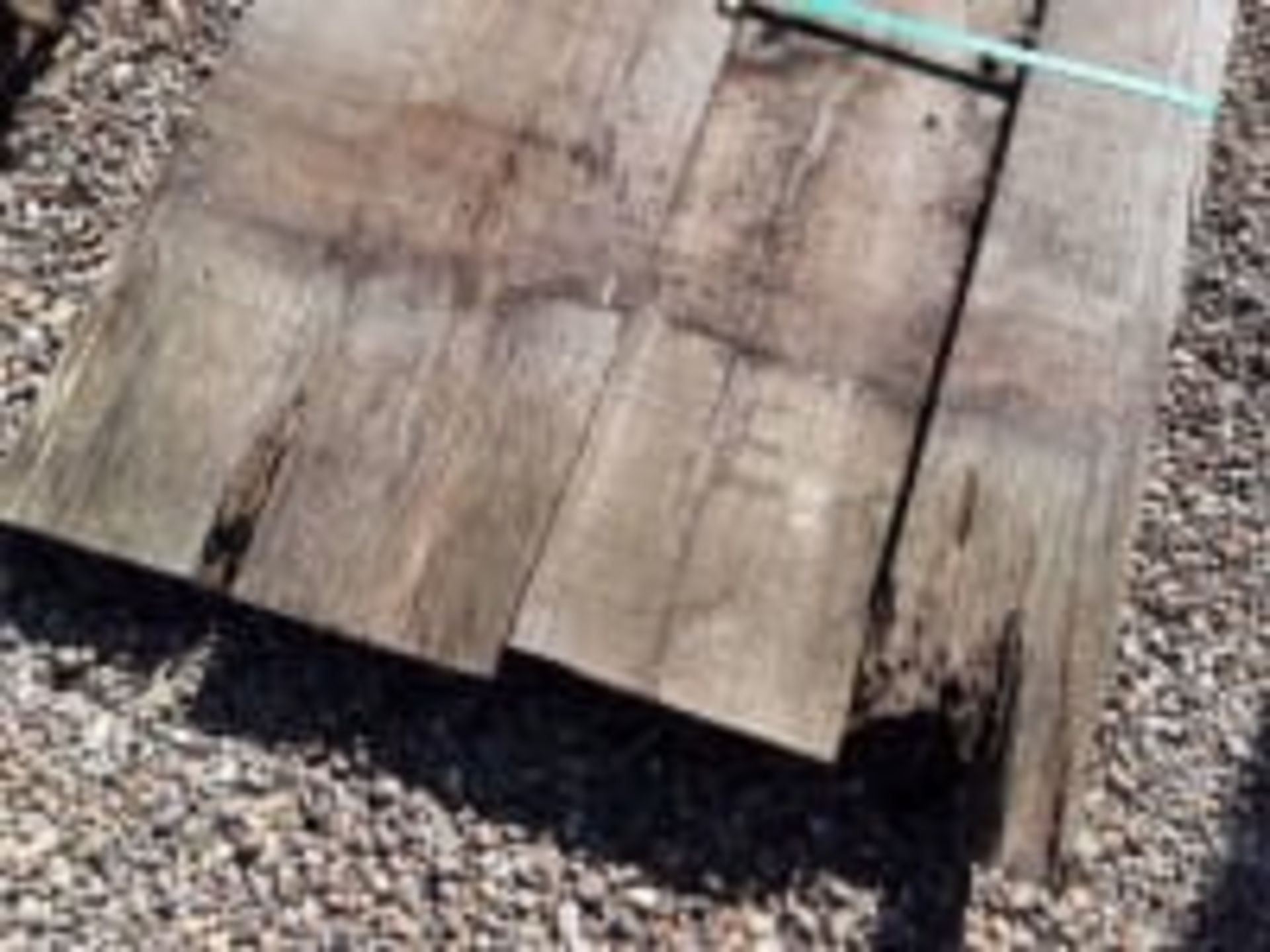 4 x Hardwood Air Dried Sawn English Oak / Softwood Boards / Slabs - Image 3 of 4