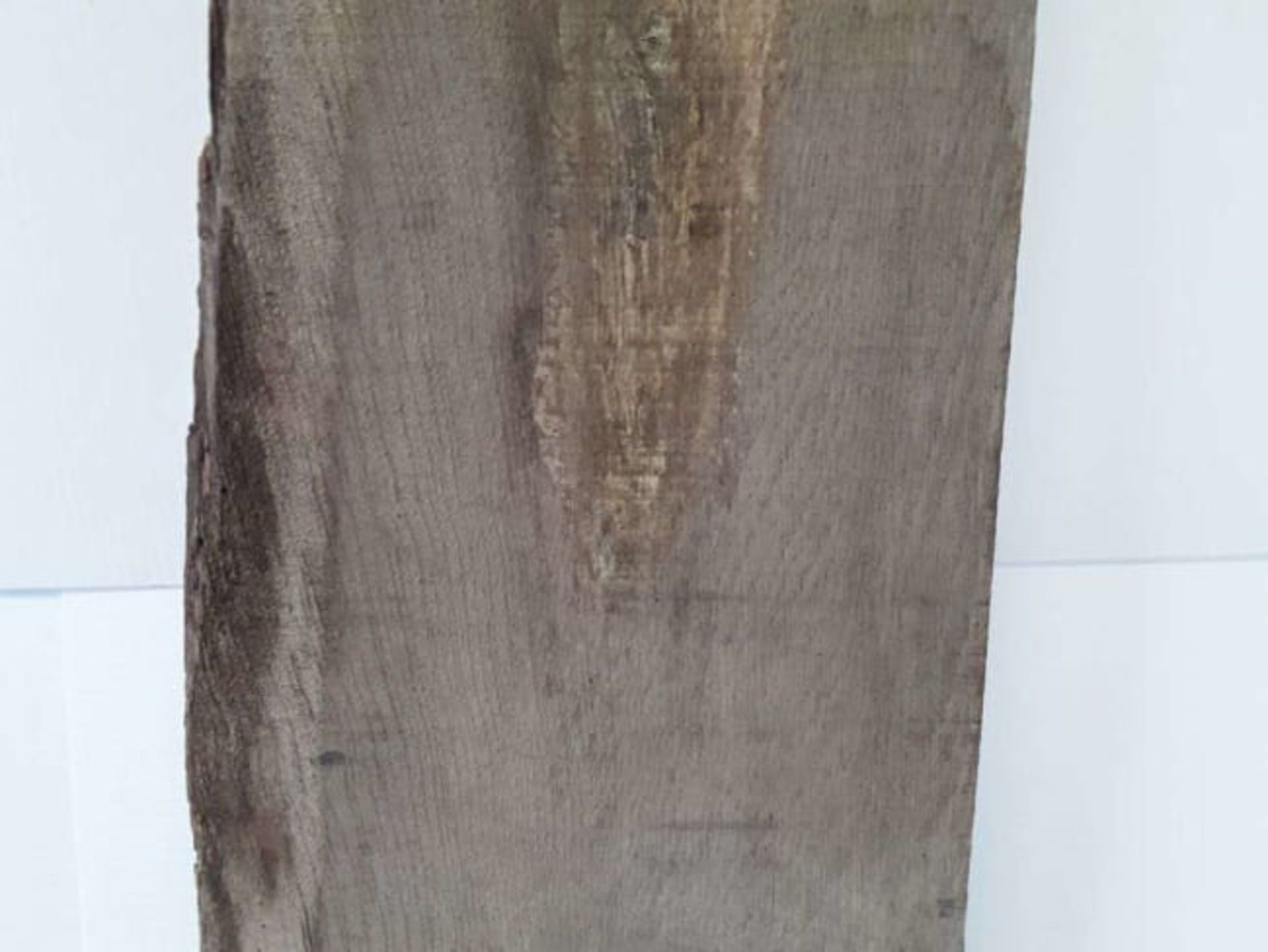 1 x Hardwood Air Dried Sawn English Oak Board / Slab Offcut - Image 3 of 3