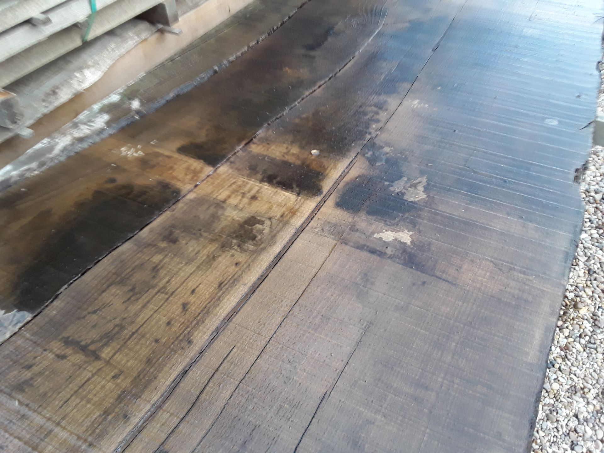 Hardwood Air Dried Sawn English Chestnut Waney Edge/ Live Edge Slab/ Table Top - Image 2 of 6