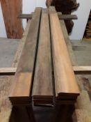 13 x Hardwood Dry Tongue & Groove Bead & Butt African Opepe Boards / Lengths