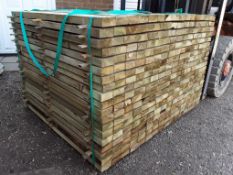 175 x Unseasoned Untreated Sawn Softwood Palings / Offcuts