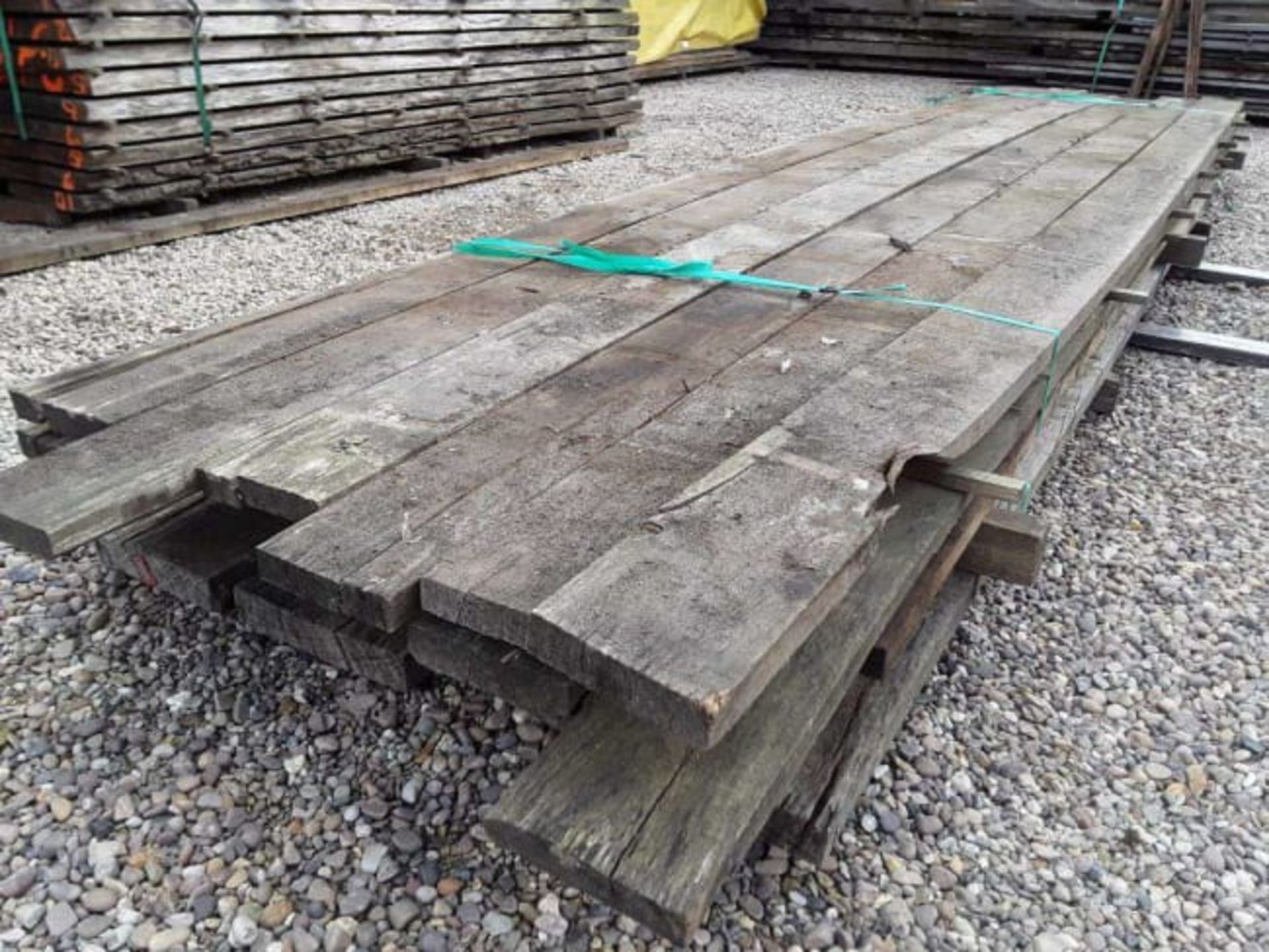 18 x Hardwood Air Dried Sawn Timber English Oak Square Edged Boards / Slabs