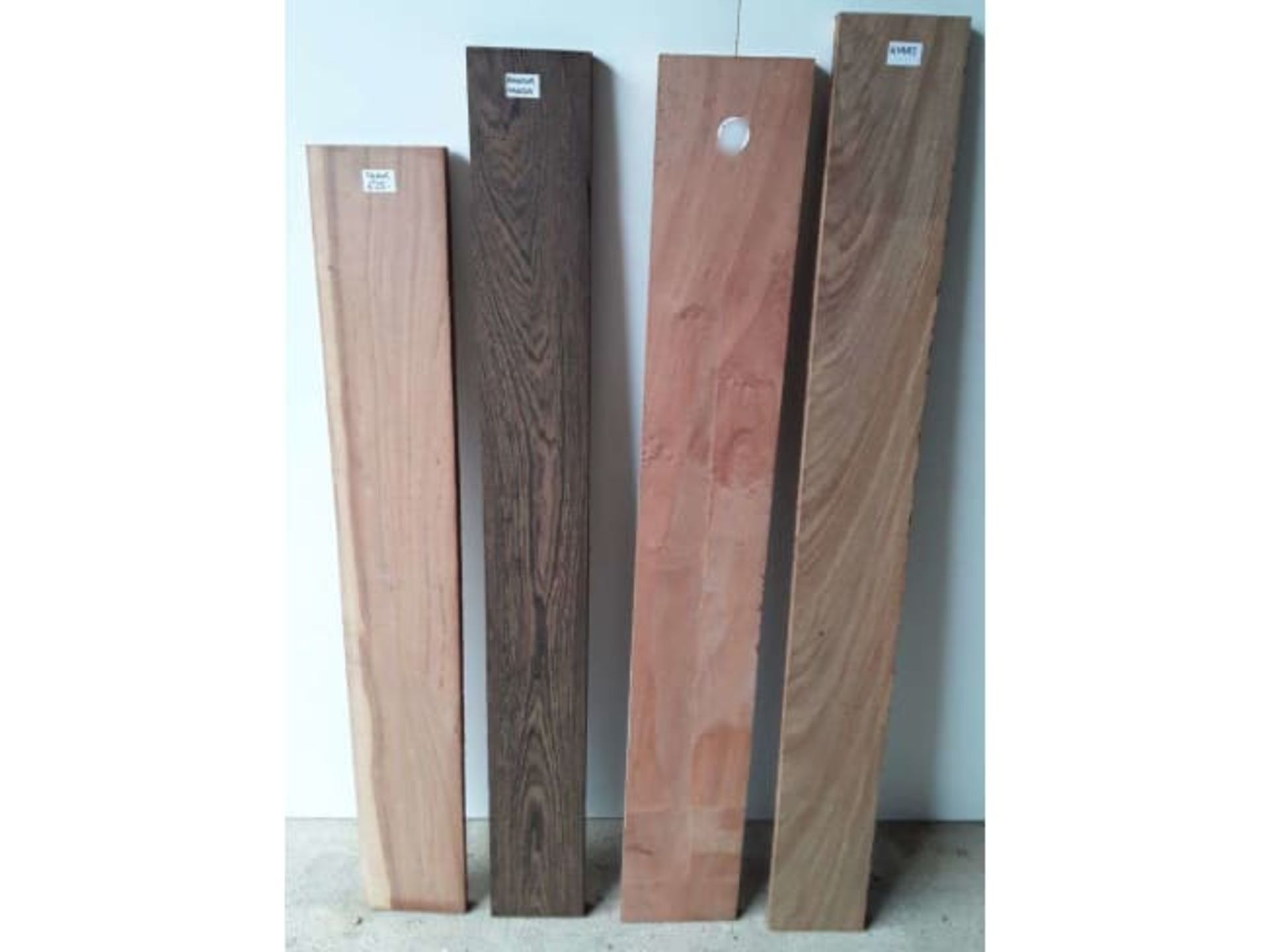 4 x Hardwood Kiln Dried Tropical African Mixed Timbers Rosewood, Panga Panga, Wild Mango, Kiaat