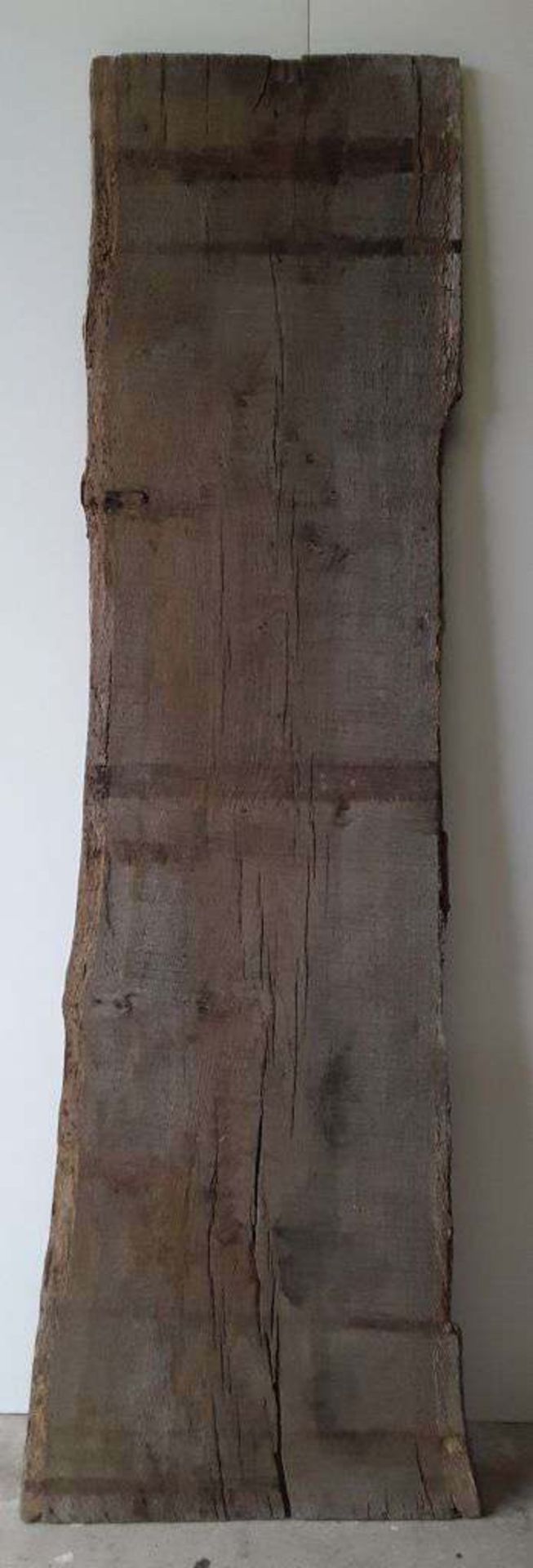 1 x Hardwood Air Dried Sawn Timber Waney Edge / Live Edge English Oak Board / Plank - Image 5 of 5